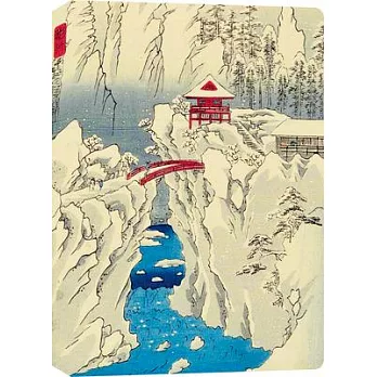 Hiroshige Snow on MT Haruna Hardcover Journal: Dotted: 5 3/4 X 8 1/4, Ribbon Bookmark, 144 Pages, Acid-Free Paper