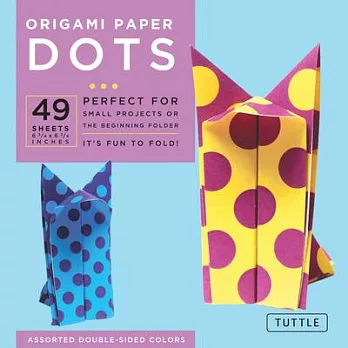 Origami Paper - Dots - 6 3/4 - 49 Sheets: Tuttle Origami Paper: High-Quality Origami Sheets Printed with 8 Different Patterns: Instructions for 6 Proj