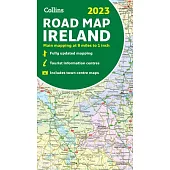 2023 Collins Road Map of Ireland
