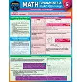 Math Fundamentals 5 - Word Problem Solving: A Quickstudy Laminated Reference Guide