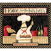 Home Is in the Kitchen 2023 Deluxe Wall Calendar