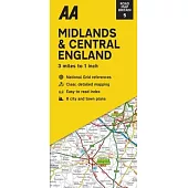 Road Map Britain: Midlands & Central England