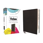 Niv, the Telos Bible, Leathersoft, Charcoal, Comfort Print: A Student’s Guide Through Scripture