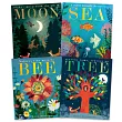 《大自然之美》鏤空藝術繪本（4冊） Britta Teckentrup 4 book pack (Moon, Sea, Bee, Tree)