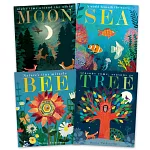 《大自然之美》鏤空藝術繪本（4冊） Britta Teckentrup 4 book pack (Moon, Sea, Bee, Tree)