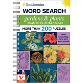 Smithsonian Word Search Gardens & Plants Beautiful Botanicals