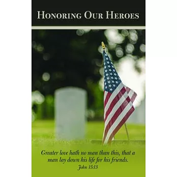 Honoring Our Heroes Bulletin (Pkg 100) Memorial Day