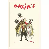 Vintage Journal Bellboy at Maxim’s, France