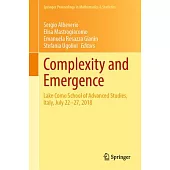 Complexity and Emergence: Lake Como School of Advanced Studies, Italy, July 22-27, 2018