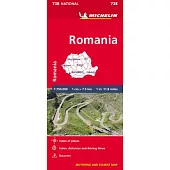 Michelin Romania Map 738
