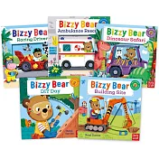 熱銷1200萬冊！忙碌小熊Bizzy Bear《小小職人秀》５冊互動遊戲套書