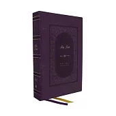 KJV Bible, Giant Print Thinline Bible, Vintage Series, Leathersoft, Purple, Red Letter, Comfort Print: King James Version: King James Version