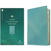 NLT Student Life Application Study Bible, Filament Enabled Edition (Red Letter, Leatherlike, Teal Blue Striped)