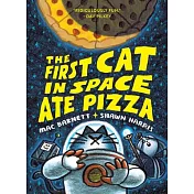 The First Cat in Space Ate Pizza平裝漫畫(7歲以上適讀)