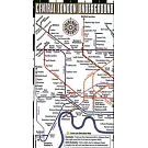 Streetwise London Underground Map - Laminated Map of the London Underground, England