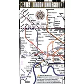 Streetwise London Underground Map - Laminated Map of the London Underground, England