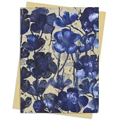 WAN Mae Dodd: Blue Poppies Greeting Card Pack: Pack of 6