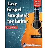 Easy Gospel Songbook for Guitar Book with Online Audio Access