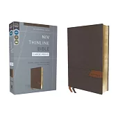 Niv, Thinline Bible, Large Print, Cloth Flexcover, Gray, Red Letter, Comfort Print