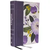 Kjv, the Woman’s Study Bible, Cloth Over Board, Purple Floral, Red Letter, Full-Color Edition, Thumb Indexed, Comfort Print: Receiving God’s Truth for