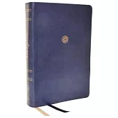 Kjv, the Woman’s Study Bible, Leathersoft, Blue, Red Letter, Full-Color Edition, Thumb Indexed, Comfort Print: Receiving God’s Truth for Balance, Hope