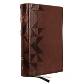 Nkjv, the Bible Study Bible, Leathersoft, Brown, Comfort Print: A Study Guide for Every Chapter of the Bible
