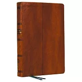 Nkjv, Encountering God Study Bible, Leathersoft, Brown, Red Letter, Comfort Print: Insights from Blackaby Ministries on Living Our Faith