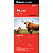Rand McNally Easy to Read: Texas State Map