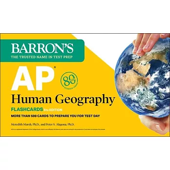 AP Human Geography Flashcards, Fifth Edition: Up-To-Date Review: + Sorting Ring for Custom Study