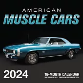 American Muscle Cars 2024: 16-Month Calendar: September 2023 to December 2024