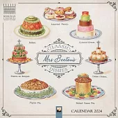 Bodleian Libraries: Mrs Beeton’s Classic Dishes Wall Calendar 2024 (Art Calendar)