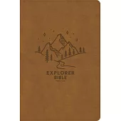 CSB Explorer Bible for Kids, Brown Mountains Leathertouch: Placing God’s Word in the Middle of God’s World