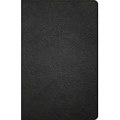 NASB Large Print Thinline Bible, Holman Handcrafted Collection, Black Premium Goatskin