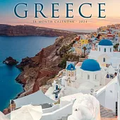 Greece 2024 12 X 12 Wall Calendar