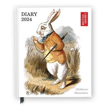 British Library: Children’s Illustrators 2024 Desk Diary - Week to View, Illustrated on Every Page