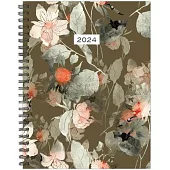 Rustic Bloom 2024 6.5 X 8.5 Softcover Weekly Planner