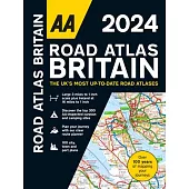 AA Road Atlas Britain 2024 Spiral