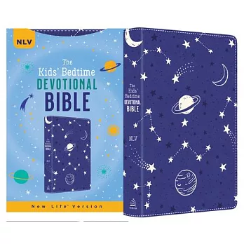 The Kids’ Bedtime Devotional Bible: Nlv [Cobalt Cosmos]