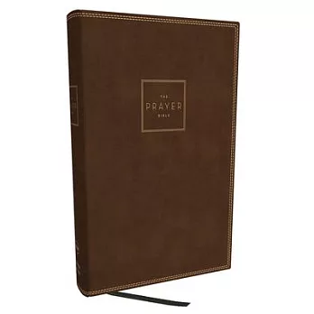 Nkjv, the Prayer Bible, Leathersoft, Brown, Red Letter, Comfort Print