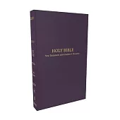 Kjv, Pocket New Testament with Psalms and Proverbs, Softcover, Purple, Red Letter, Comfort Print