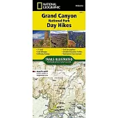 Grand Canyon National Park Day Hikes Map