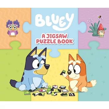Bluey: A Jigsaw Puzzle Book: Includes 4 Double-Sided Puzzles