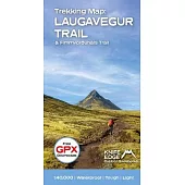 Iceland’s Laugavegur Trail & Fimmvörã°uhàls Trail Trekking Map: With Free Gpx Download