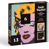 Puz Sliding Wood Andy Warhol Marilyn