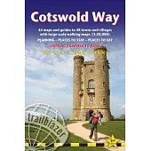 Cotswold Way: British Walking Guide: Planning, Places to Stay, Places to Eat; Includes 44 Large-Scale Walking Maps