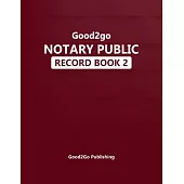 Good2go Notary Record Book