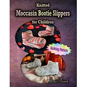 Knitted Moccasin Bootie Slippers for Children