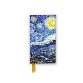 Vincent Van Gogh: Starry Night (Foiled Slimline Journal)