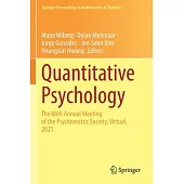 Quantitative Psychology: The 86th Annual Meeting of the Psychometric Society, Virtual, 2021