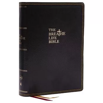 The Breathe Life Holy Bible: Faith in Action (Nkjv, Black Leathersoft, Red Letter, Comfort Print): Faith in Action